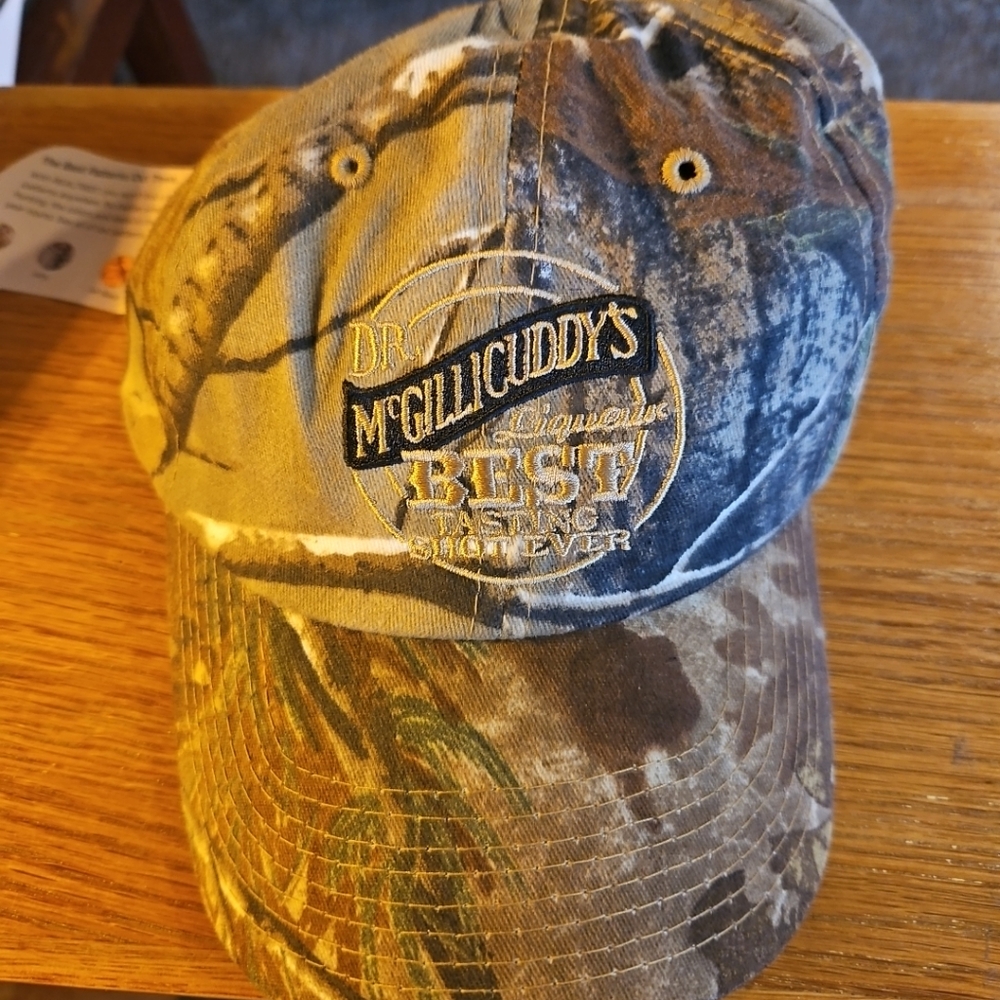 Realtree Camouflage Hat with Gold Logo